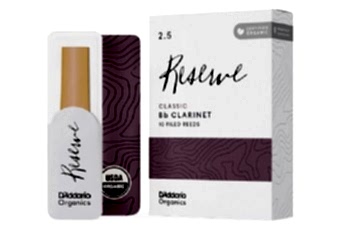 Rico Royal By Daddario Organic Reserve Classic No:2.5 - Bb Clarinet Reeds No:2 Bb Klarnet Kamışı (10'lu Paket)