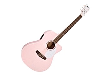 Cort Jade Classic Pastel Pink Open Pore - Elektro Akustik Gitar